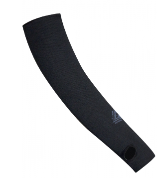 Black National Safety Apparel S00CA0318 Carbon Armour Knit Sleeve on white background
