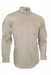 Khaki color National Safety Apparel SHR-2 DRIFIRE® FR Essentials Work Shirt 