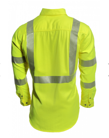 Uniform Work Shirts Red Kap Hi-Visibility Ripstop Long Sleeve Work
