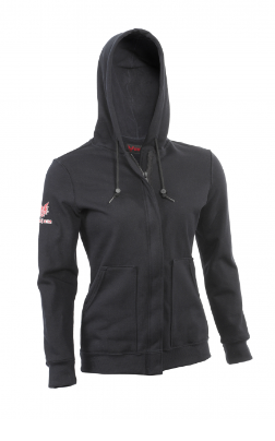 Black National Safety Apparel SWSI22GZW Drifire Women’s FR Heavyweight Zip Front Hoodie