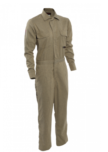 NSA TCGSCWN00112 Tan Drifire TECGEN Women's FR Coverall 
