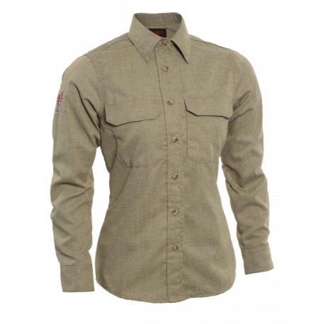 National Safety Apparel NSA Tecgen Women’s FR Work Shirt