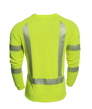 Drifire National Safety Apparel TEE-HXC3 Long Sleeve FR Hi-Viz T-Shirt Class 3