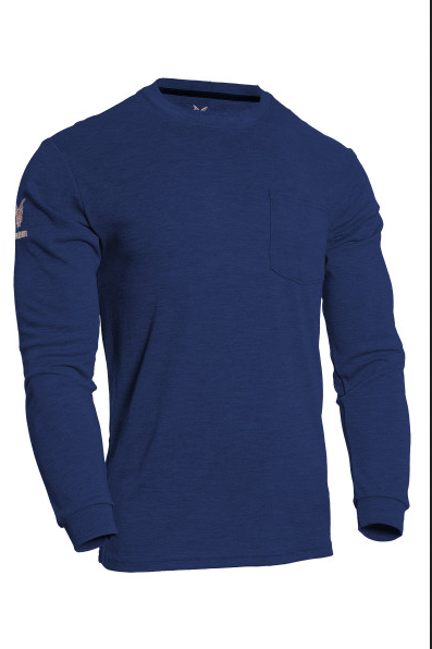 National Safety Apparel TEE-PD DRIFIRE PowerDry FR Long Sleeve T-Shirt 