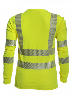 Drifire National Safety Apparel TEEY2LSC3W Women’s FR Hi-Viz Long Sleeve T-Shirt Class 3 | No Sales Tax