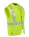 Lime yellow reflective National Safety Apparel V00HA2Z Drifire FR Hi-Vis Mesh Zip Front Class 2 Vest