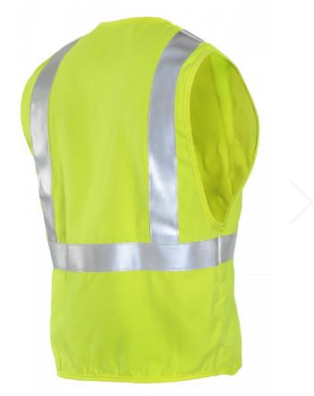 National Safety Apparel V20TV2V Drifire FR Hi-Vis Twill Contractor Class 2 Vest | NO Sales Tax!