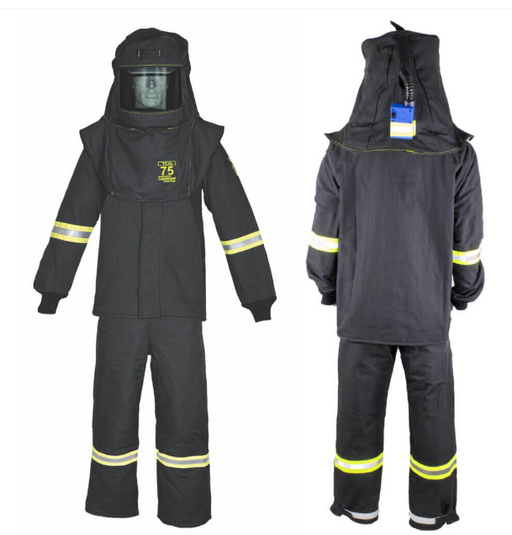 Oberon TCG75B 75 Cal TCG Arc Flash Kit (Hood, Coat, and Bib)