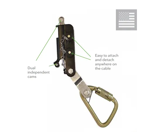 Peakworks V865192 CableGrab with Carabiner