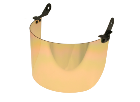 Paulson 2040124 Gold Hard Coated Heat Reflective Outer Face Shield Attachment Model QVGHC-6
