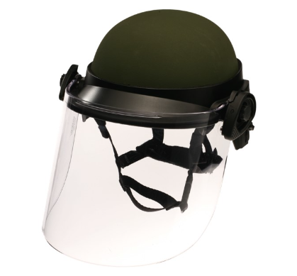 Paulson 5800101 Tactical Face Shield Model DK6-X.250AF Field Mount PASGT/ACH/MICH Helmet Compatibility