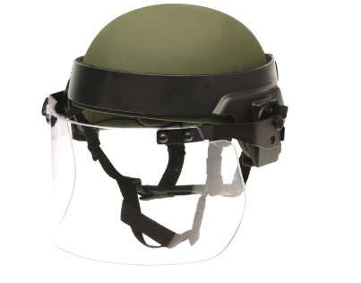 Paulson 5900101 Tactical Face Shield, Model DK7-X.250AF Field-Mount