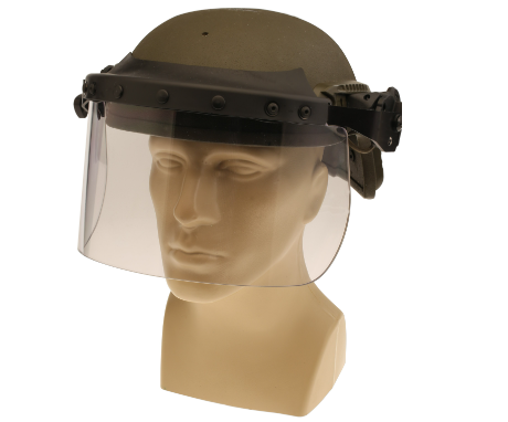 Paulson 5900350 Tactical Face Shield Model DK7-X.250AF-RUL Rail Mount United Shield Helmet Compatibility Liquid Seal 