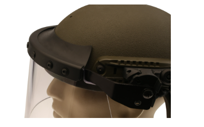 Paulson 5900350 Tactical Face Shield Model DK7-X.250AF-RUL Rail Mount United Shield Helmet Compatibility Liquid Seal | NO Sales Tax