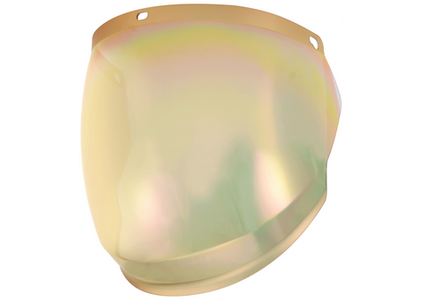 Paulson 9161000 Model TS-GHC9F Gold Hard Coated Heat Reflective Toric Face Shield Window