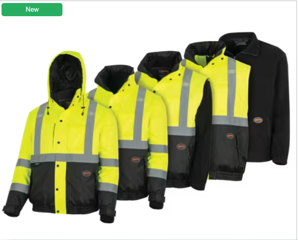 Pioneer Surewerx V1134460U Hi-Vis 5-in-1 Jacket Hi-Vis Yellow 