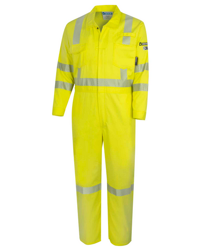 Pioneer Surewerx ZFE106 Hi-Vis FR/Arc 7.5 oz Coveralls Hi-Vis Yellow