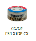 RKI Instruments ESR-X1DP-CX Sensor Combo, EC, Carbon Monoxide (CO) 0-300 ppm/Oxygen (O2)