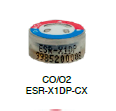 RKI Instruments ESR-X1DP-CX Sensor Combo, EC, Carbon Monoxide (CO) 0-300 ppm/  Oxygen (O2) 0-25% vol. for GasWatch 3 and 04 Series