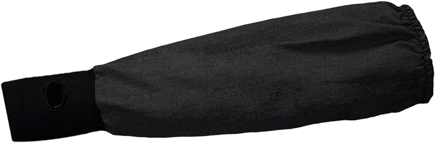 Black National Safety Apparel S02H3GC01LG Carbon Armour Sleeve with Thumbhole
