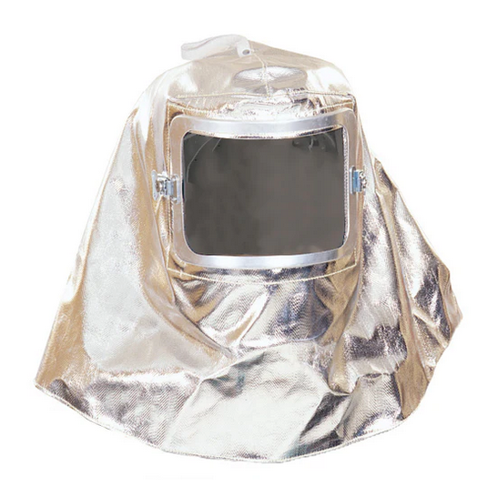 Steel Grip ARL 451 B Aluminized Rayon Hood w/ No Hard Cap