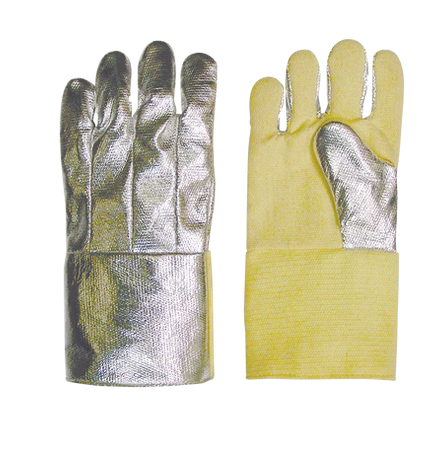 Steel Grip ATH TH 210-14F 14" Aluminized Thermonol Glove w/ Thermonol Palm