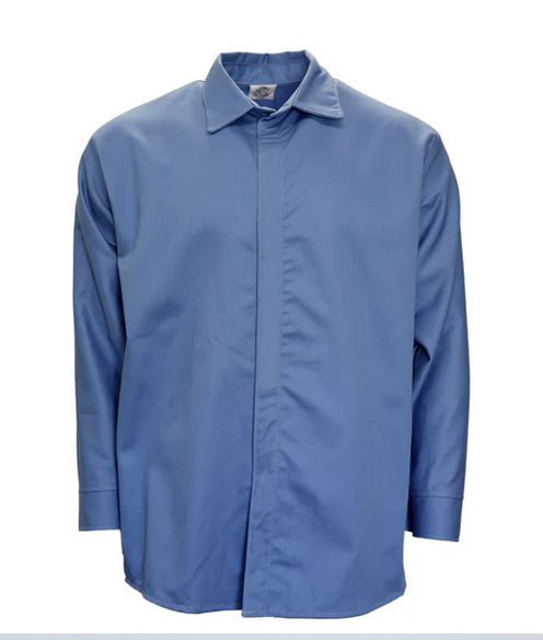 Steel Grip MBU7 9574 Medium Blue 88/12 FR Shirt - No Pockets