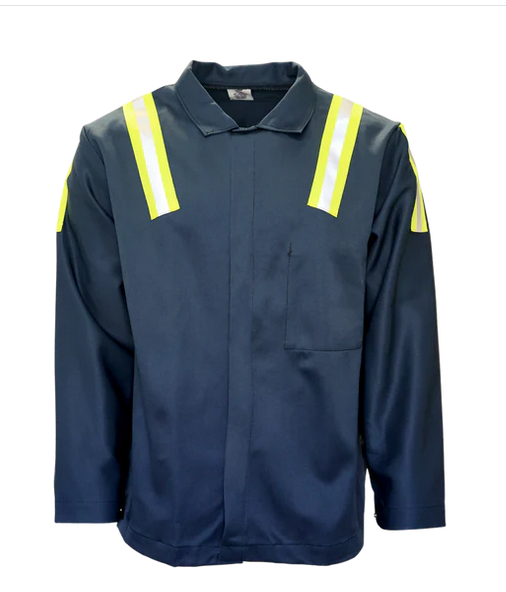 Steel Grip NV11 9375-30 T85 11oz Navy Blue Vinex Jacket 