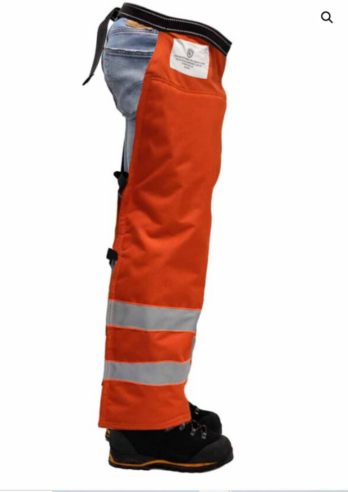 Swedepro 7532 Professional Apron Chap Orange, Navy, HiVis 32-44 Inch Length