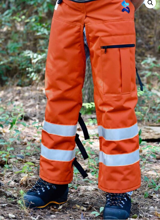 Swedepro 8532 Professional Wrap Chap Orange, Navy, HiVis, 32-44 Inch 