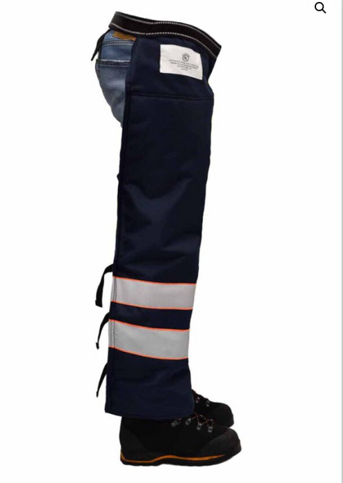 Swedepro 8532 Professional Wrap Chap Orange, Navy, HiVis, 32-44 Inch Length