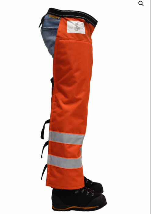 Swedepro 8532 Professional Wrap Chap Orange, Navy, HiVis, 32-44 Inch Length