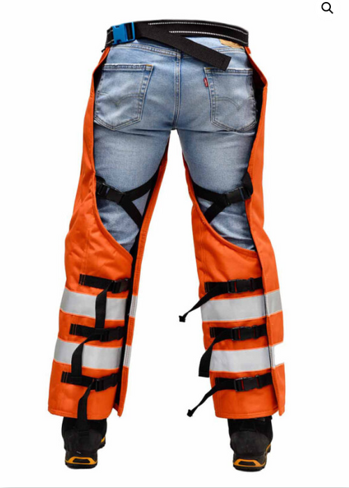 Swedepro 8532 Professional Wrap Chap Orange, Navy, HiVis, 32-44 Inch Length