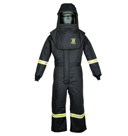 Oberon TCG4A | 40 Cal TCG Arc Flash Kit (Hood and Coverall Suit Set)