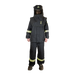 Oberon TCG4B  40 Cal TCG Arc Flash Kit (Hood, Coat, and Bib) on checkered background