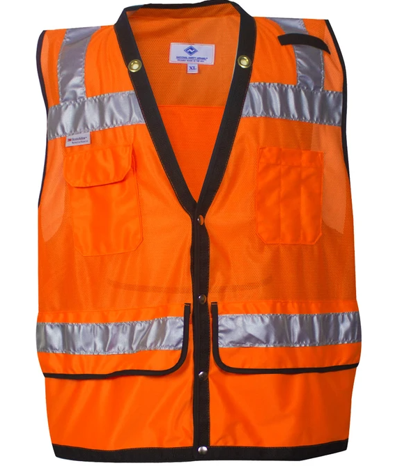 National Safety Apparel VNT8015 NSA Mesh Survey Vest Class 2 