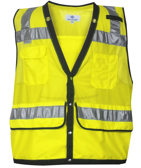 National Safety Apparel VNT8016 NSA Mesh Survey Vest Class 2