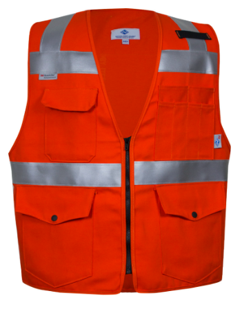 National Safety Apparel VNT99222 DRIFIRE FR Solid Deluxe Vest Class 2