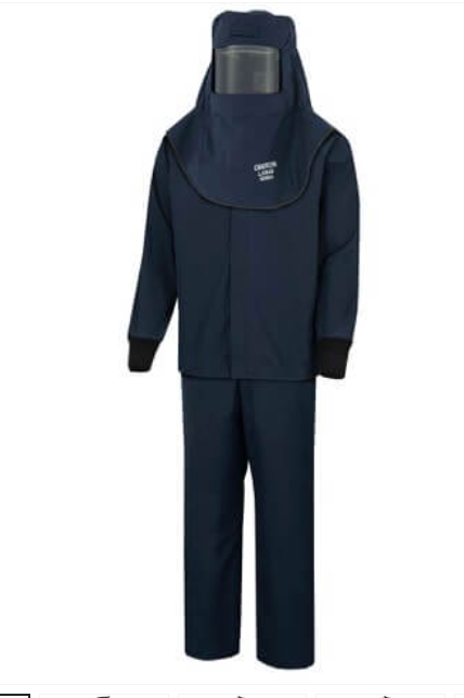 Oberon LNS4B | 40 Cal LAN Arc Flash Hood, Coat, and Bib Suit Set