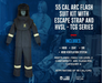 Oberon TCG55B-ESL 55 Cal TCG Deluxe Arc Flash Suit Kit