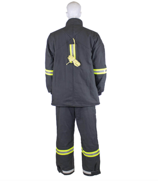 Oberon TCG75B-ESL 75 Cal TCG Deluxe Arc Flash Kit (Hood, Coat with Escape Strap, and Bib-Overalls with 26″ Leg Zippers)