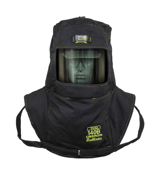 Oberon TCG7B-ES | 140 Cal TCG Arc Flash Kit with Escape Strap (Hood, Coat, and Bib)