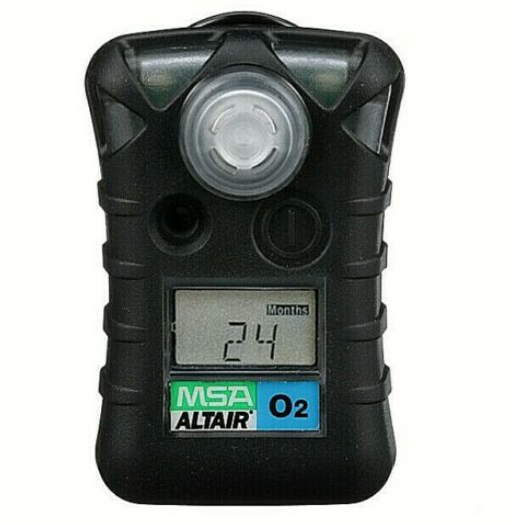 Black MSA 10074137 gas detectors on white background