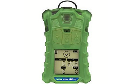 Green MSA Altair 10178558 gas monitor on white background