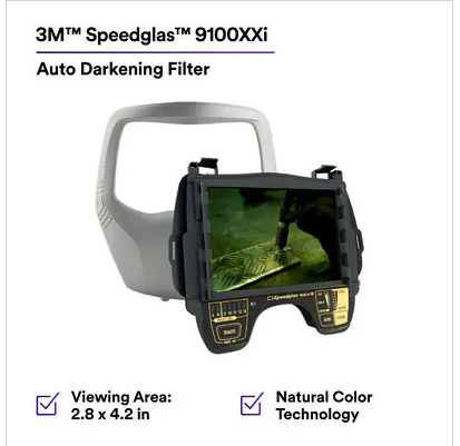 Multi color 3M 06-0000-30i-KIT Speedglas 9100XXi Auto Darkening Filter on white background