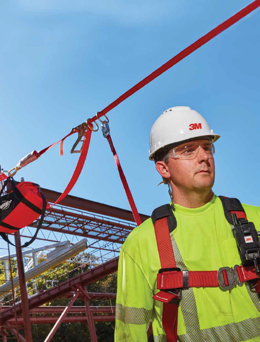 3M™ PROTECTA® PRO-Line™ Temporary Horizontal Lifeline | Free Shipping ...