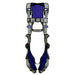 SILVER and blue 3M 1402022 safety harness on white background