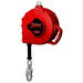 Red and black 3M 3590681 PROTECTA Rebel Self Retracting Lifeline Cable on white background