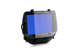 Black and blue 3M™ Speedglas G5-01 46-0000-30i Welding Filter on white background