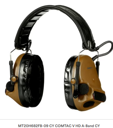3M PELTOR MT20H682FB-09 CY ComTac V Hearing Defender Headset | Free Shipping and No Sales Tax
